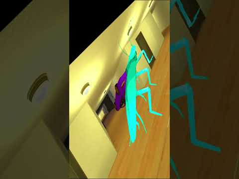 Barbie Cockroach chase in Liminal Hotel Gmod Nextbot
