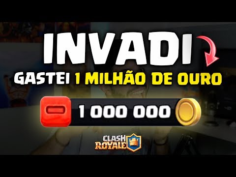 TROLLEI A CAJU E GASTEI TODO O OURO DELA NO CLASH ROYALE!!!!!
