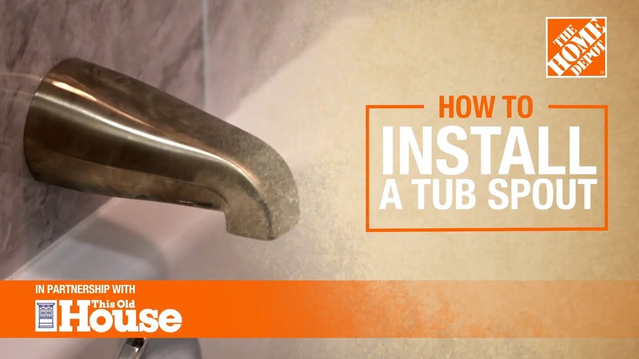 How to Install a Tub Spout