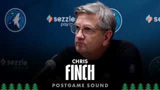 "We're Always Gonna Respond" | Chris Finch Postgame Sound | 12.25.25