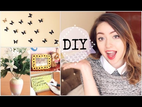 DECORA TU CUARTO! ❀ DIY (4 Ideas Fáciles & Creativas)