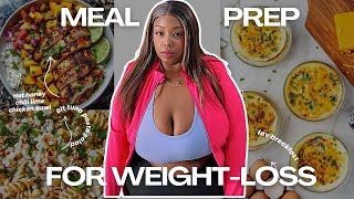 REALISTIC Weight Loss Meal Prep | High Protein, Low Fat Recipes