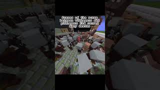 The scrap between villagers and pillagers that caused many deaths.#minecraft#fyp