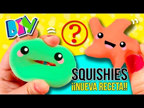 Cómo hacer SQUISHIES caseros ¡¡NUEVA RECETA!! 😱 DIY Squshies ANTI ESTRÉS super fáciles