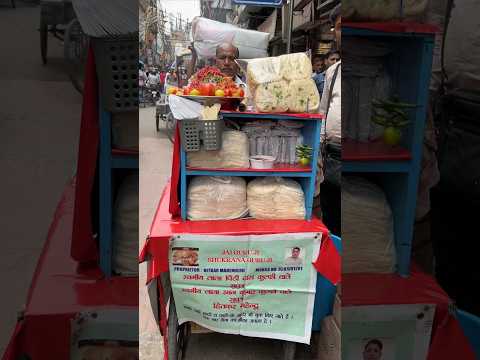 Tasty Chole Kulche in ₹30 😱 || Chandni Chowk Street food❤️ #shorts #chandnichowk #foodvideo