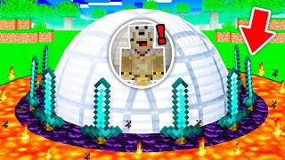 J'ai Build une BASE ILLÉGALE SÉCURISÉE Pour Protéger les Villageois !