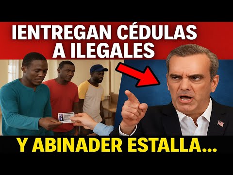 QUE LIO 😱 HAITIANOS SE ROBAN CEDULAS ILEGALES LUIS ABINADER REACCIONA