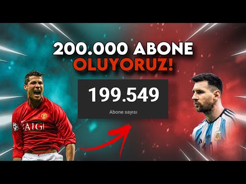 200.000 ABONE OLUYORUZ! (çok az kaldı)