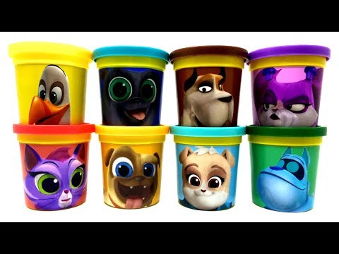 Puppy Dog Pals Play-Doh Can Heads Jonathan Cupcake Rolly Hissy Bingo A.R.F. Bulworth Keia