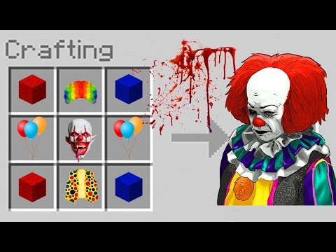 Minecraft IT - How to Summon PENNYWISE in MCPE 1.2