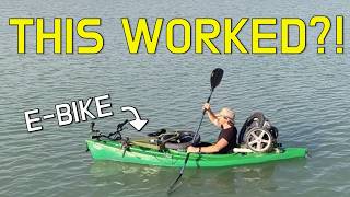 Epic Tiny E-Bike on a Kayak (JackRabbit XG Pro Camping!)