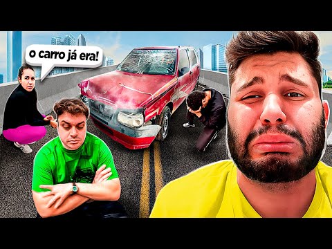 VINICIUS TEVE UM ACIDENTE DE CARRO! CHAMAMOS O PAI DELE