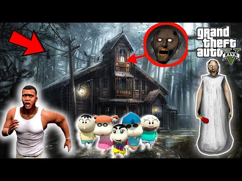Franklin and Shinchan and his Friends Fight With Granny in gtav ! Amaan Ansari