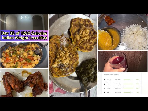 Day 35 of 1200 Calories Weight Loss Diet | I gained 1/2 KG in 1 day 😣😰 | What I eat in a day to lose