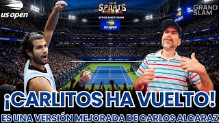 CARLOS ALCARAZ LUCE MEJORADO, en FORMA PLENA y ya como SERIO CANDIDATO AL TÍTULO DEL US OPEN 2026