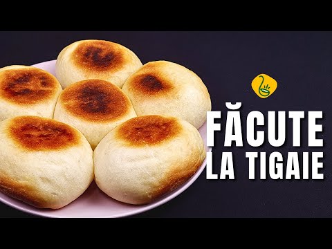 Cum sa Faci Chifle Pufoase la Tigaie Fara Cantar si Cuptor - Reteta Simpla si Delicioasa