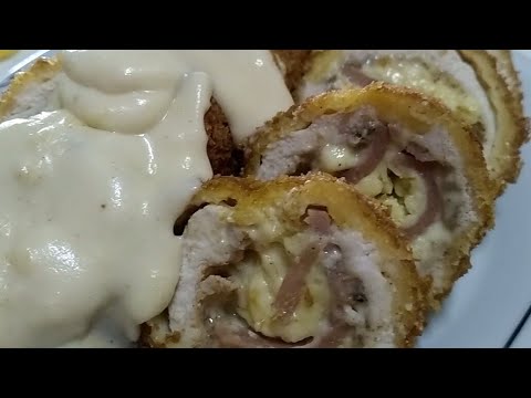 How to cook Chicken Cordon Bleu with White Creamy...