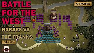 The Final Clash in Justinian’s War for Italy: Battle of Volturnus, 554 AD - Animated