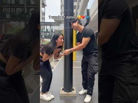How dating is like in the FIRST week vs ONE year ๐๐ฆ #comedy #funny #couple #shorts #skits