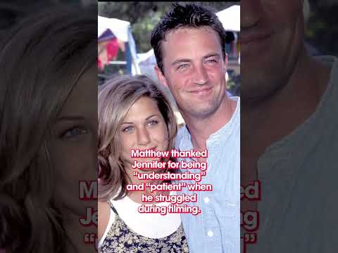Matthew Perry was “really grateful” for Jennifer Aniston always supporting him