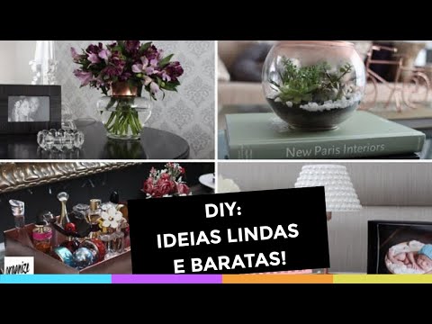 5 IDEIAS CHARMOSAS DE DECORAÇÃO DIY GASTANDO POUCO!Organize sem Frescuras