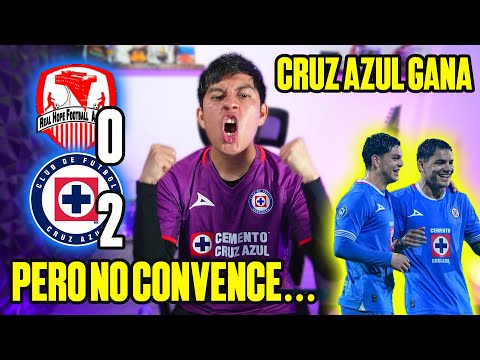 ¡DUDAS! REACCION REAL HOPE 0-2 CRUZ AZUL Ida Copa Campeones de Concacaf