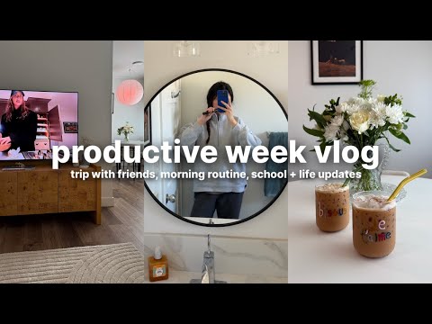 vlog: a productive week in my life as a college student