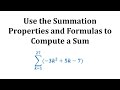 Summation Evaluation Techniques