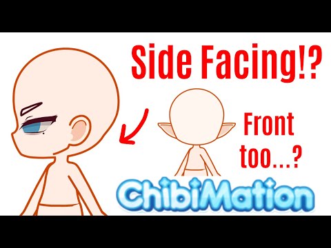 Side and front face head in Chibimation