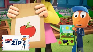 Making a Garden with the Community! | @MailWithMrZip | 1 HOUR of Fun Mailman Cartoons for Kids