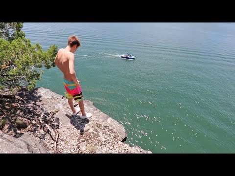 BEST CLIFF JUMPING SPOT EVER!