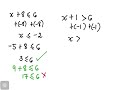 Solving Linear Inequalities in One Variable
