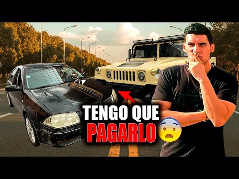 CHOQUE SALIENDO DE MI CASA EN UN HUMMER MILITAR || JUANITO MARTINEZ