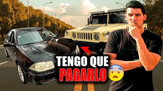 CHOQUE SALIENDO DE MI CASA EN UN HUMMER MILITAR || JUANITO MARTINEZ