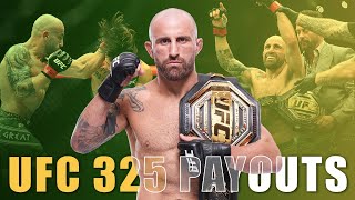 UFC 325: Payouts & Salaries Revealed!! | Volkanovski vs Lopes 2