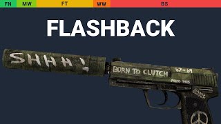 USP-S Flashback Wear Preview