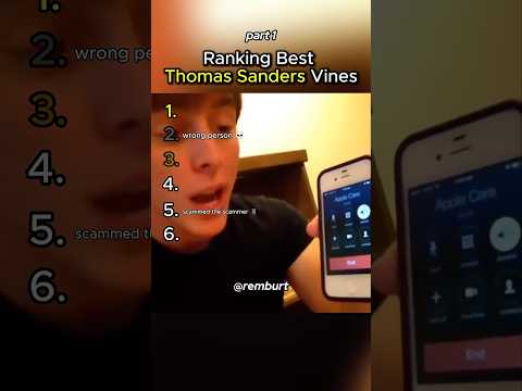 Ranking Funniest Thomas Sanders Vines🤣#ranking #funny #shorts #tiktok #og #nostalgia #storytime