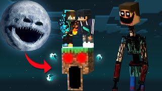 100 Days In Minecraft Scary One Block 😱