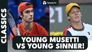 19-Year-Old Lorenzo Musetti vs 20-Year-Old Jannik Sinner!