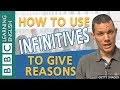 Infinitives and Purpose in English