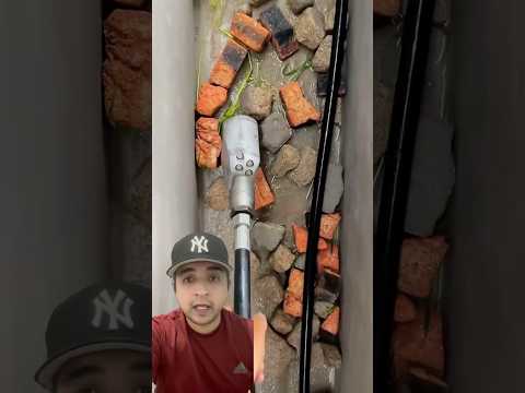 Sistema de hidropresion para limpiar drenajes y desagües #plomeria #drenaje #herramientas