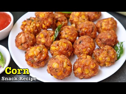 తిన్నకొద్దీ తినాలనిపించే కార్న్ తో ఇలా స్నాక్స్ చేయండి ని||ల్లో  వేడివేడిగా😋Corn Pakoda👌 Easy Snack