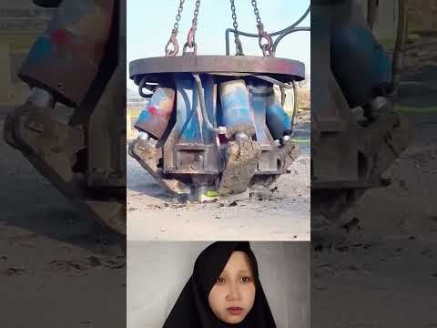 Alat pencabut beton‼️#excavator #alatberatindonesia #alatberat#alatberatexcavator #operatoralatberat