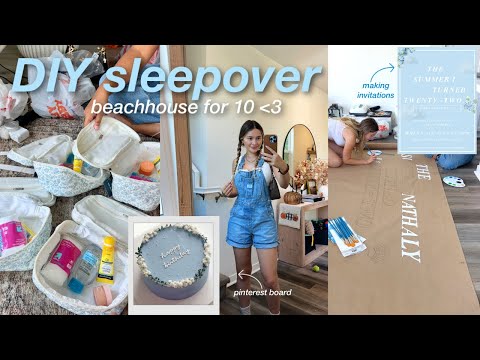 i'm throwing a beach house party for my birthday (TSITP theme) | intense 1 week prep