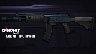 Galil AR Blue Titanium Gameplay