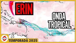 Huracán #Erin es categoría 4. Onda tropical tardará en desarrollarse. Atentos en Puerto Rico.