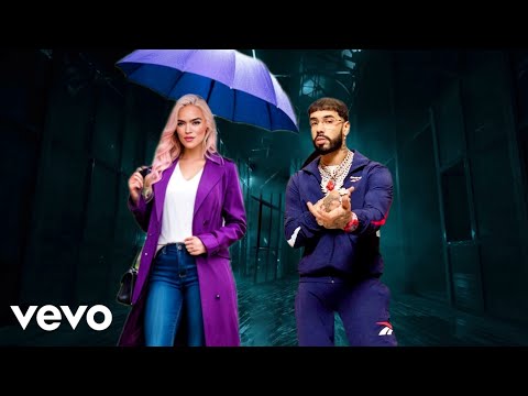 KAROL G , ANUEL AA - No Estás (Official Video)