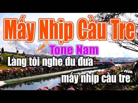 Karaoke Mấy Nhịp Cầu Tre Cha Cha Cha Tone Nam Dễ Hát