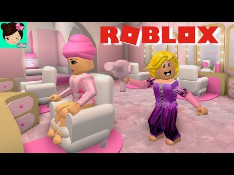 Jugando en Salon de Belleza  Roblox - Salon y Spa Roleplay - Titi Juegos