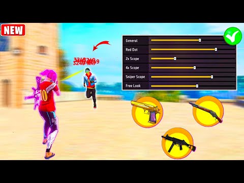 Free Fire Headshot setting 2025 ⚡ Best Sensitivity Settings ⚙️| Sensitivity + Hud Settings Free Fire